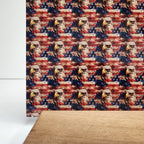 PatternPly® Full Coverage American Flag Eagle Mini sheet showing the pattern