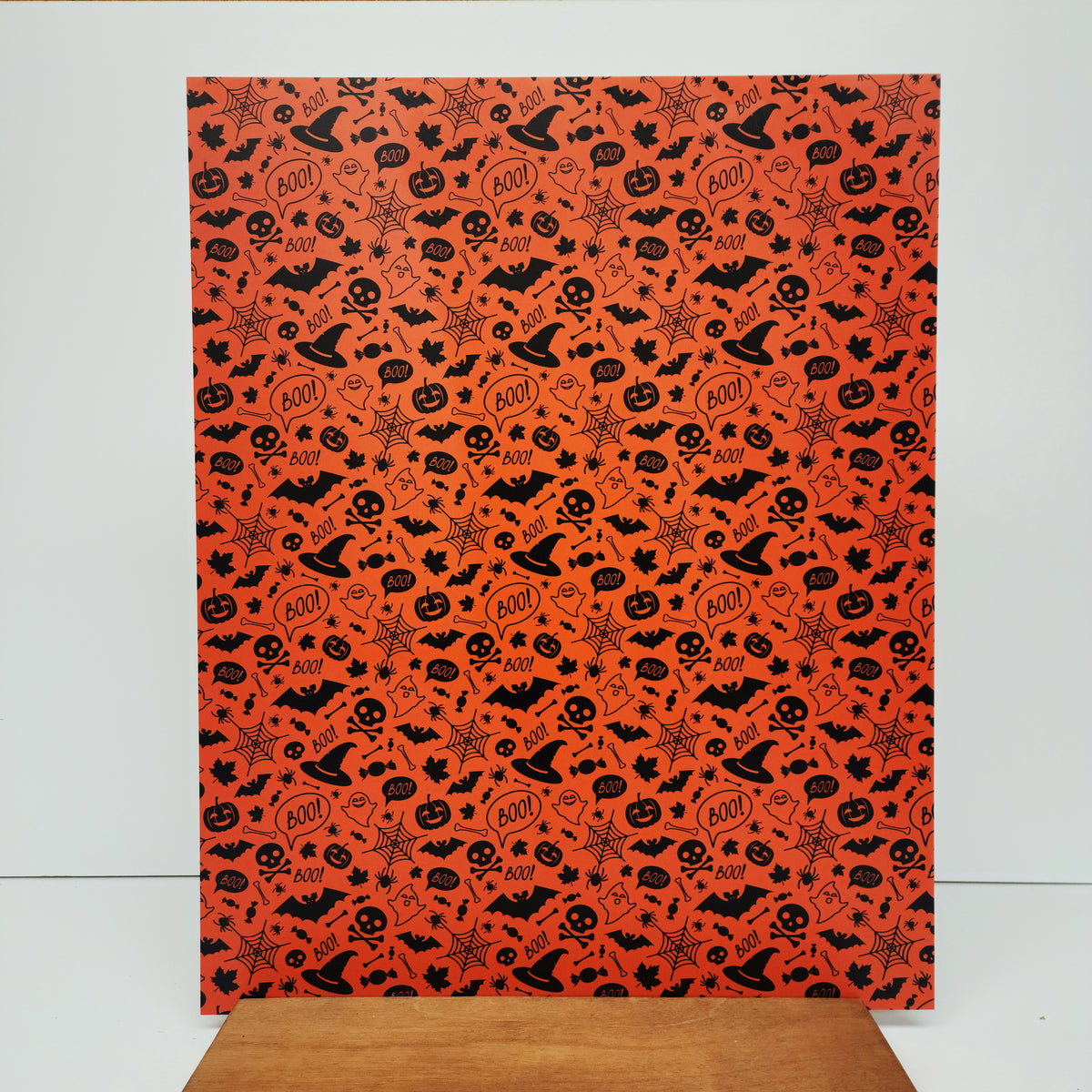 PatternPly® 19x24" Orange Halloween XL Scale sheet showing the pattern