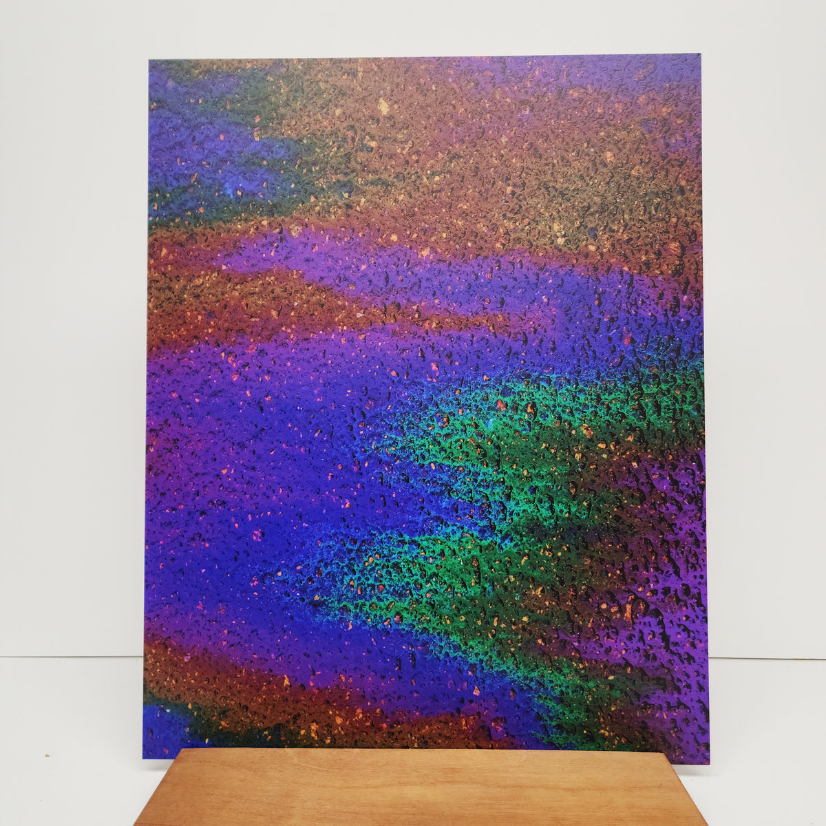 PatternPly® 19x24" Oil Shimmer XL Scale sheet showing the pattern