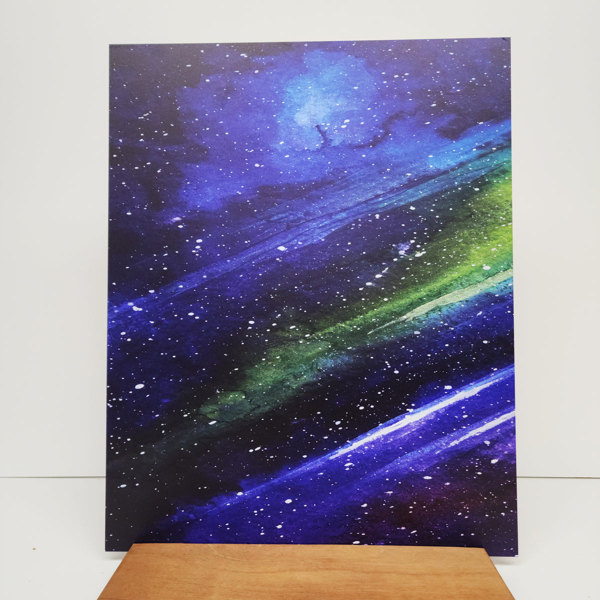 PatternPly® 19x24" Northern Lights Watercolor XL Scale sheet showing the pattern