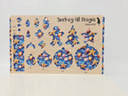 PatternPly® Full Coverage Mosaic Starfish and Seashells LARGE product photo 2