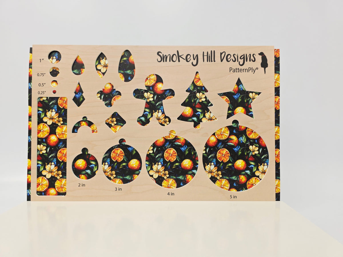 PatternPly® Full Coverage Stained Glass Oranges product photo 3