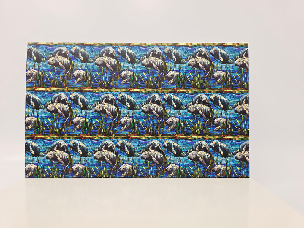 PatternPly® Full Coverage Manatees and Sea Grass product photo 2