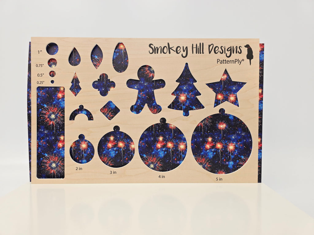 PatternPly® Full Coverage Watercolor Fireworks product photo 3