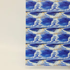 PatternPly® Full Coverage Mini Watercolor Shoreline sheet showing the pattern