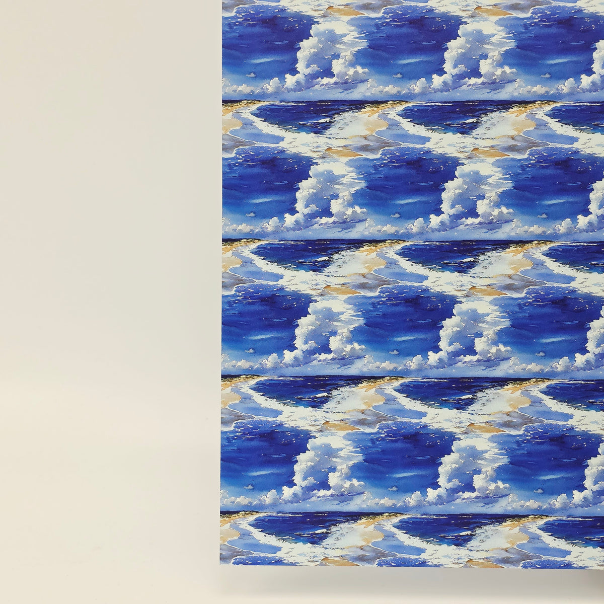 PatternPly® Full Coverage Mini Watercolor Shoreline sheet showing the pattern