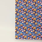 PatternPly® Full Coverage Mini Mosaic Starfish and Seashells sheet showing the pattern