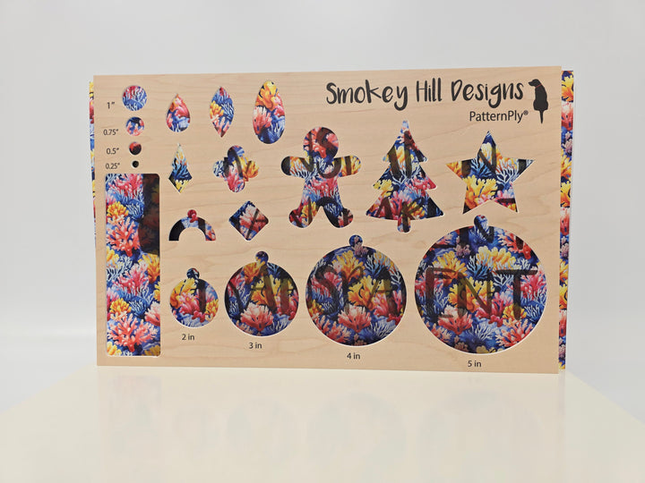 PatternPly® Transparent Watercolor Coral Reef
