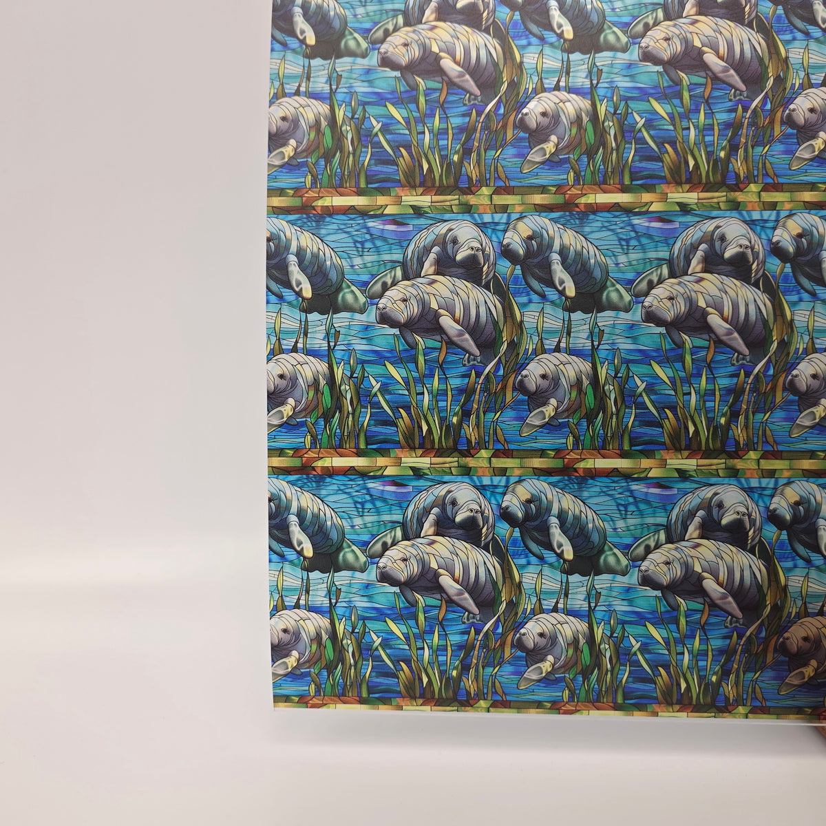 PatternPly® Transparent Manatees And Sea Grass product photo 2