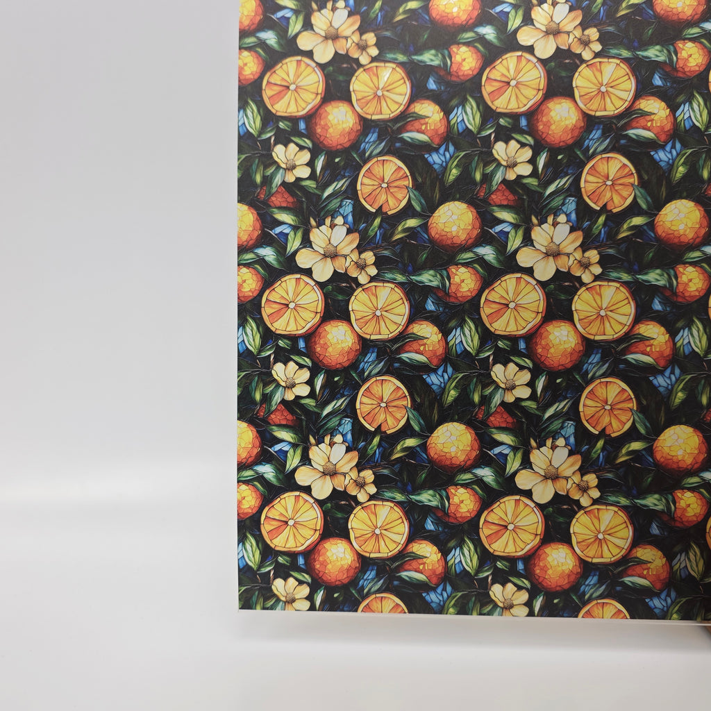 PatternPly® Transparent Stained Glass Oranges product photo 2