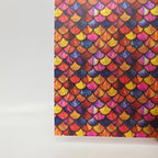PatternPly® Transparent Stained Glass Sunset Mermaid Scales product photo 2