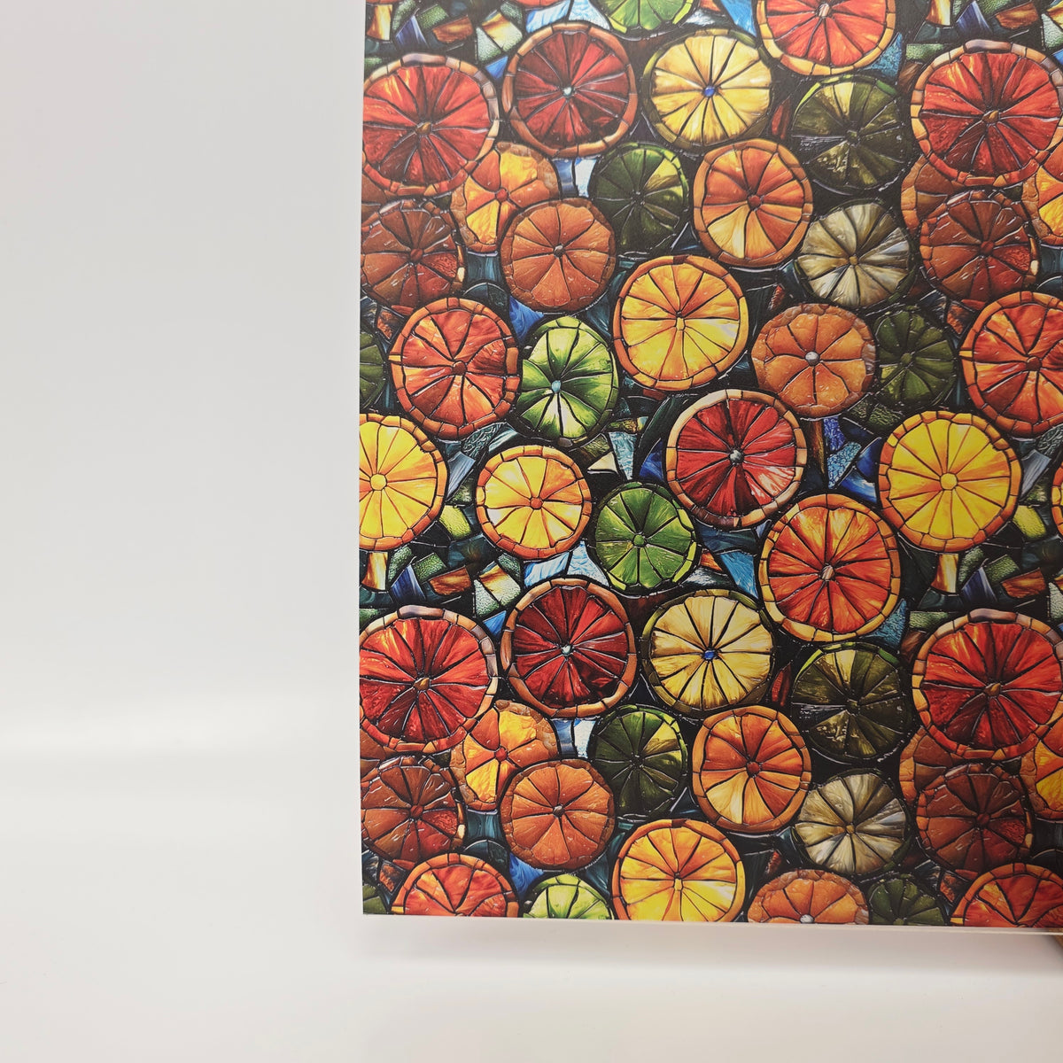 PatternPly® Transparent Stained Glass Citrus LARGE product photo 2