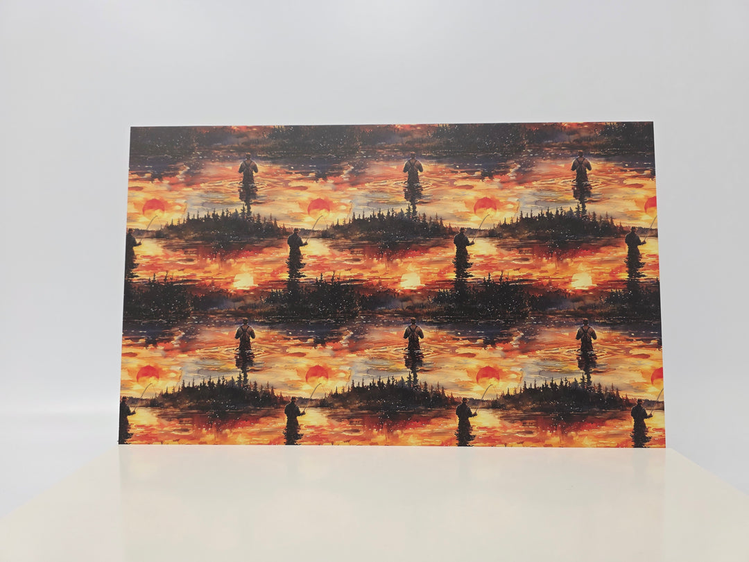 PatternPly® Full Coverage Sunset Fishermen LARGE