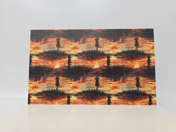 PatternPly® Full Coverage Sunset Fishermen LARGE