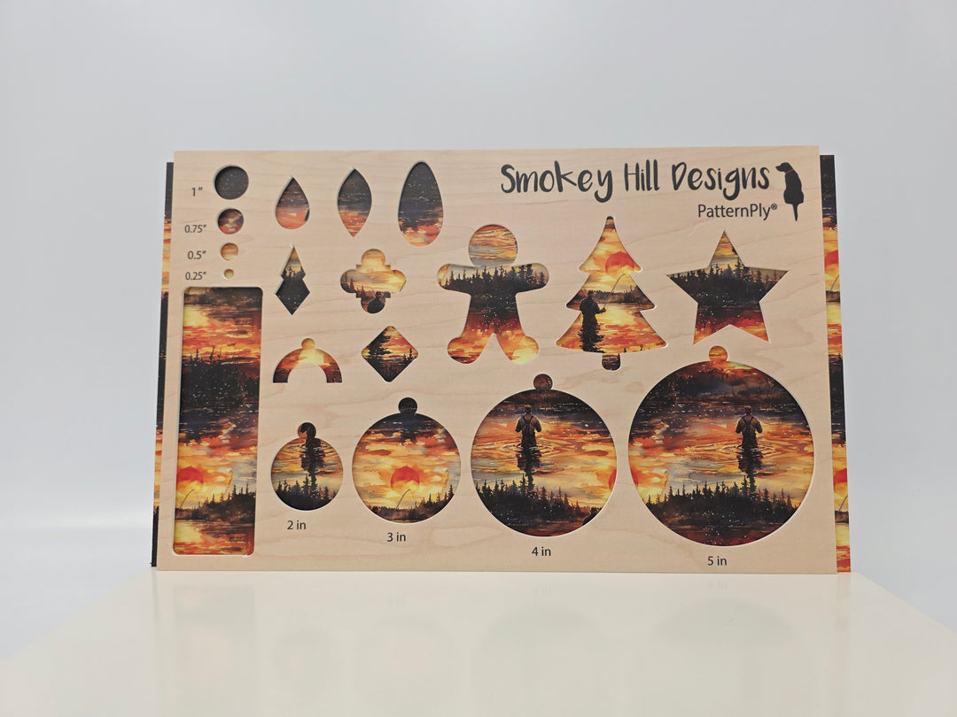 PatternPly® Full Coverage Sunset Fishermen LARGE