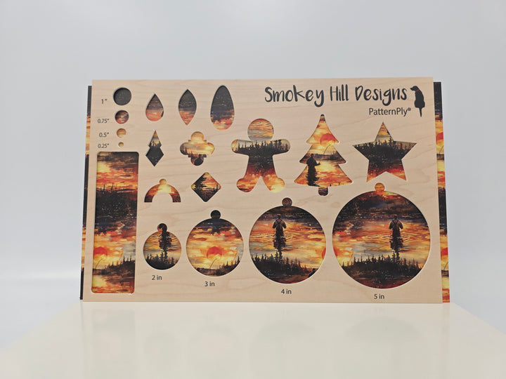 PatternPly® Full Coverage Sunset Fishermen LARGE