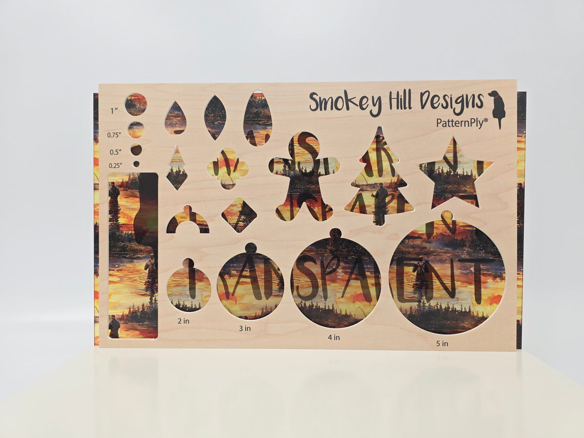 PatternPly® Transparent Sunset Fishermen LARGE product photo 3
