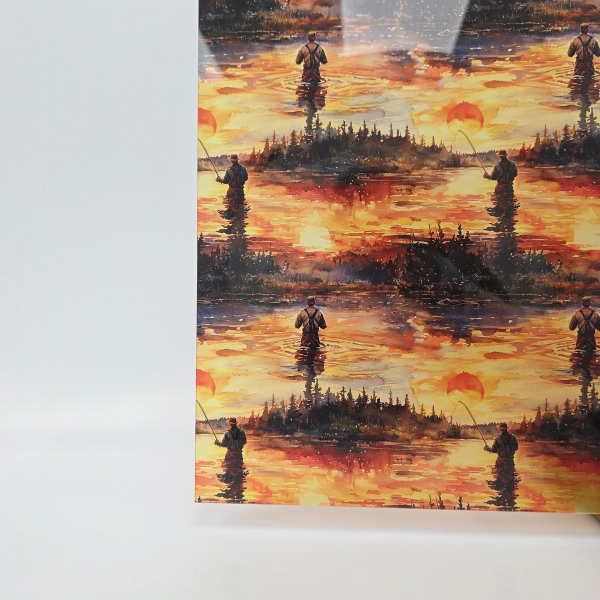 PatternPly® Transparent Sunset Fishermen LARGE product photo 2