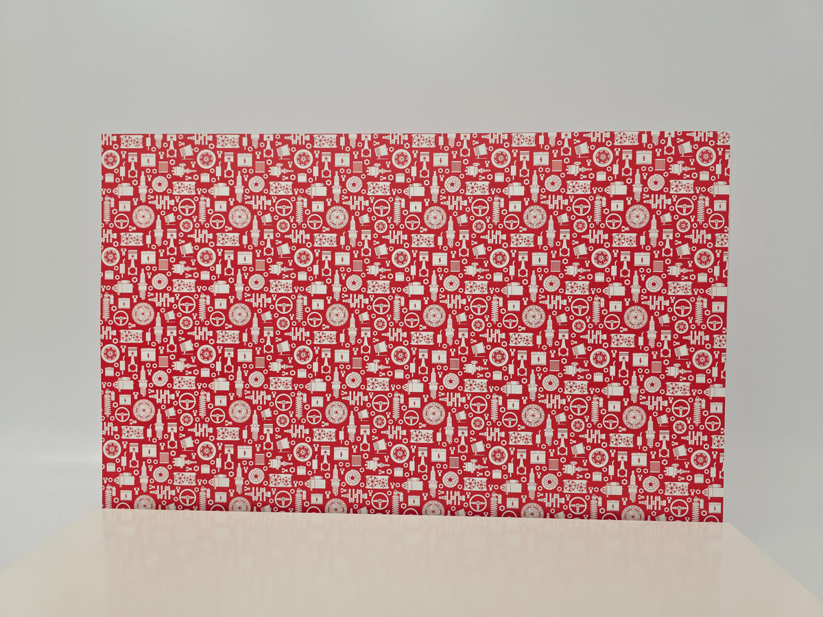 PatternPly® Red and White Mechanic Parts product photo 2