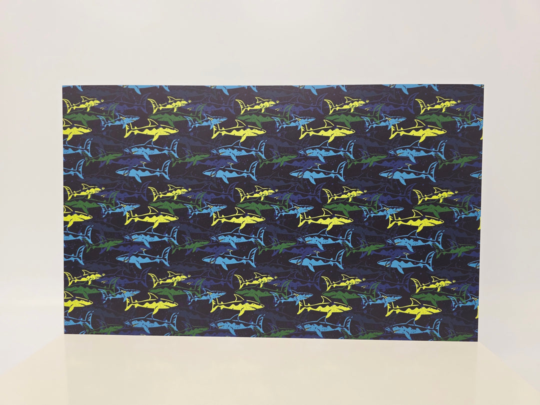 PatternPly® Full Coverage Neon Shark