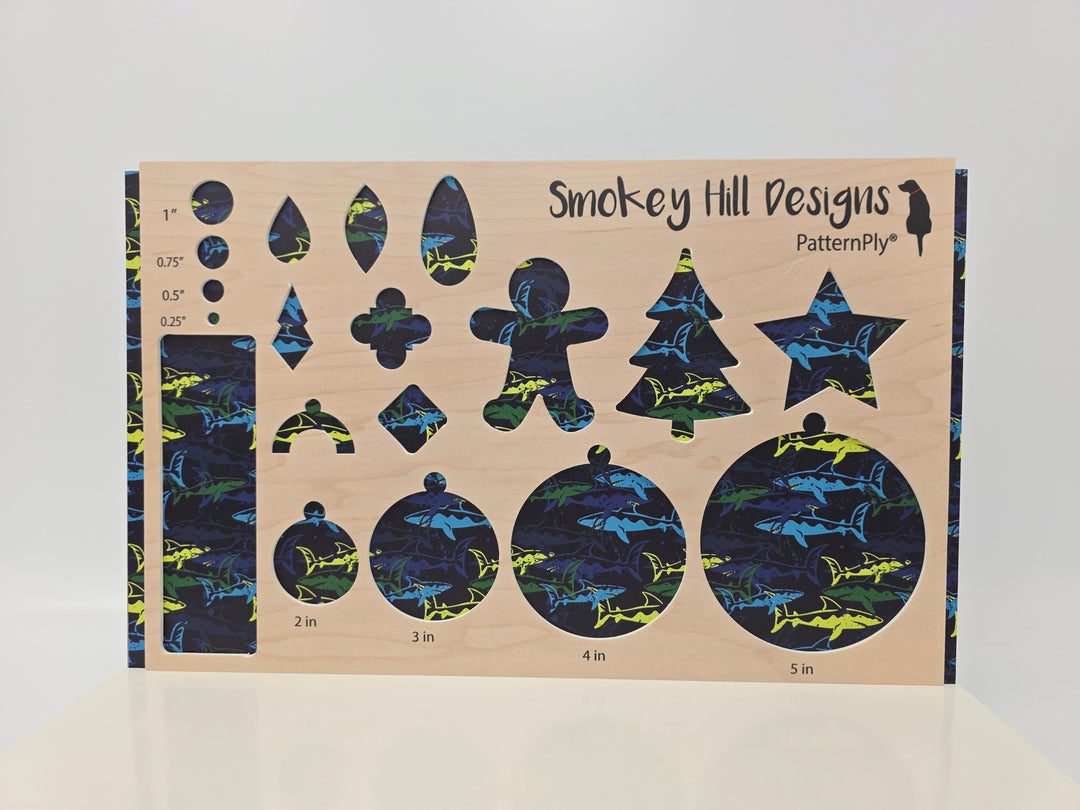 PatternPly® Full Coverage Neon Shark