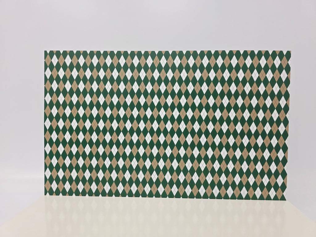 PatternPly® Full Coverage Dad's Preppy Golf Green And Bronze product photo 2