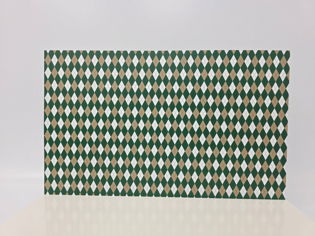 PatternPly® Full Coverage Dad's Preppy Golf Green And Bronze product photo 2
