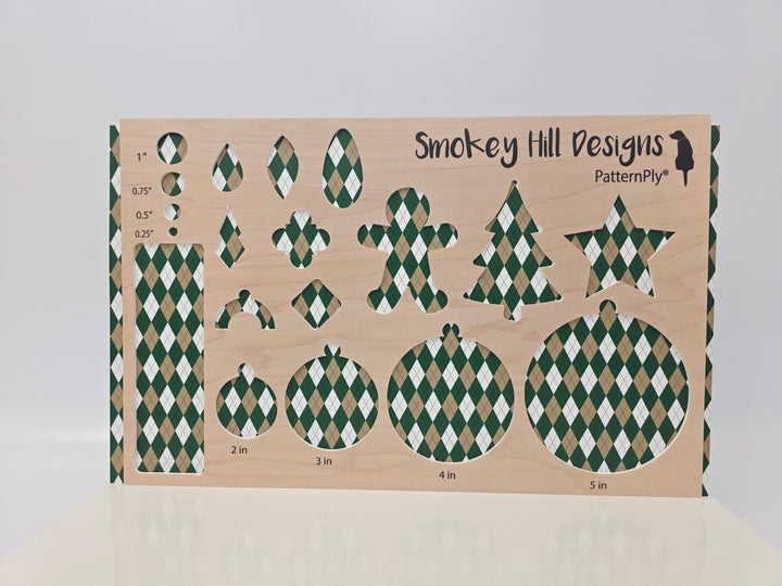 PatternPly® Full Coverage Dad's Preppy Golf Green And Bronze