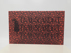 PatternPly® Transparent Red and Black Mechanic Parts sheet showing the pattern