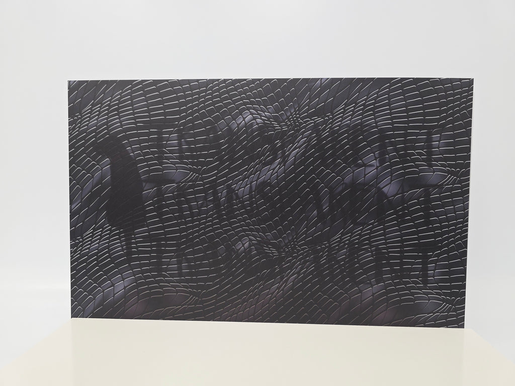 PatternPly® Transparent Black Abstract Waves sheet showing the pattern