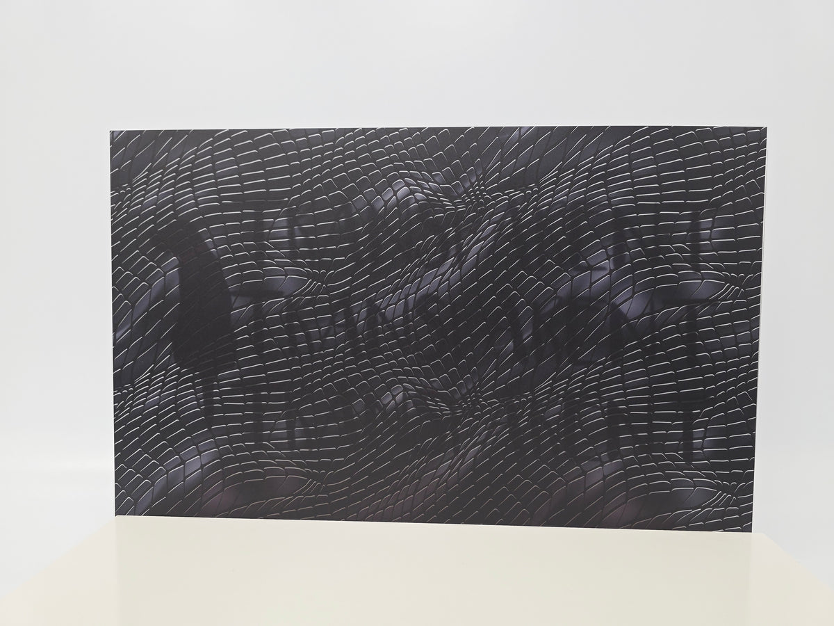 PatternPly® Transparent Black Abstract Waves sheet showing the pattern