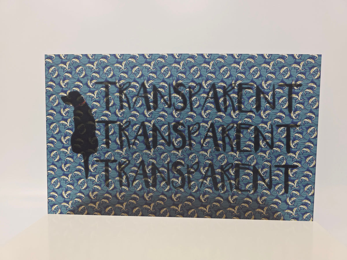 PatternPly® Transparent Marlins sheet showing the pattern