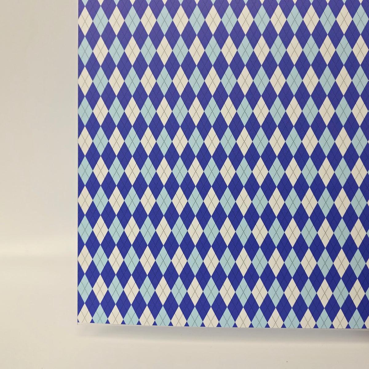 PatternPly® Full Coverage Dad's Preppy Golf Blue sheet showing the pattern