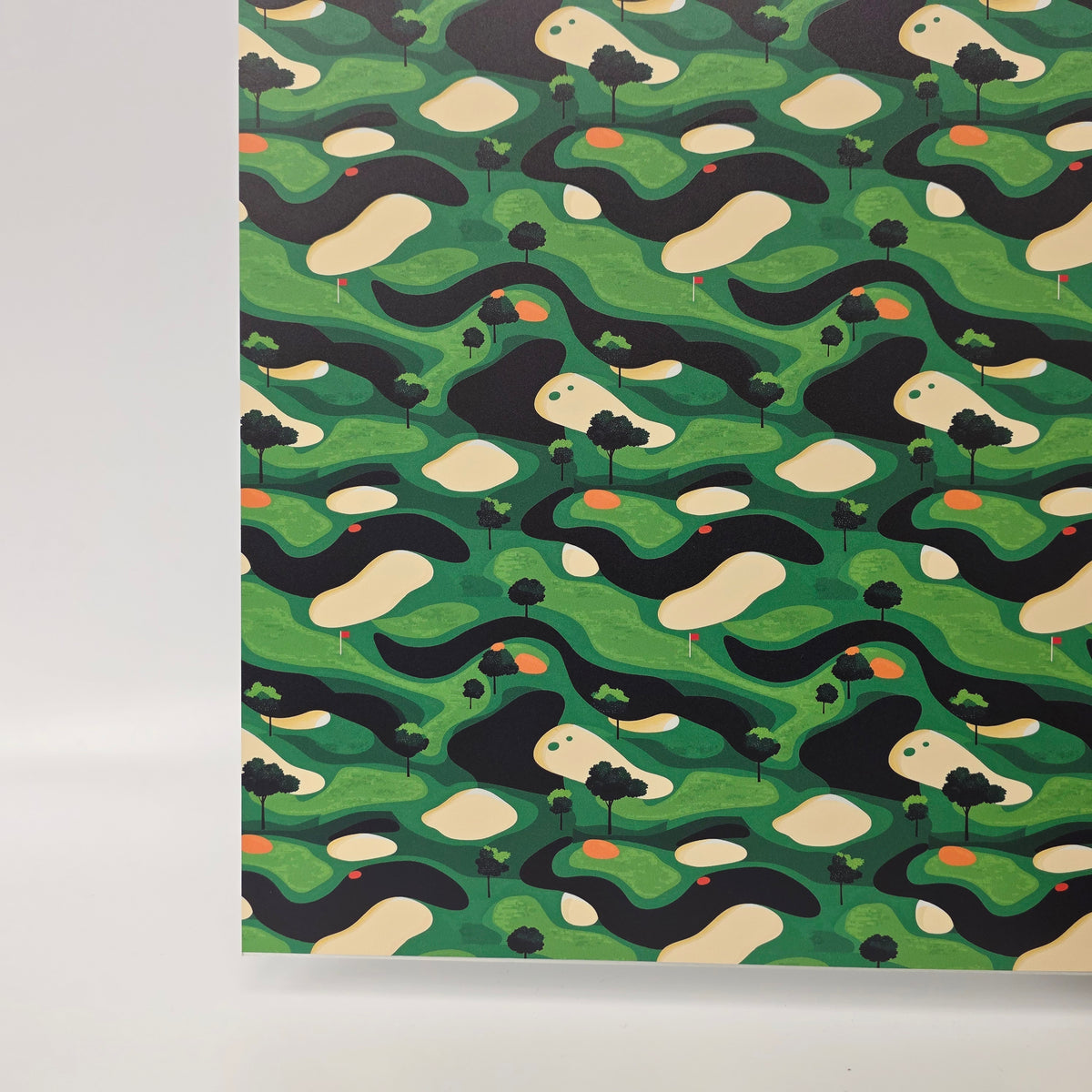 PatternPly® Full Coverage Golf Course sheet showing the pattern
