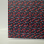 PatternPly® Full Coverage Red White And Blue Abstract sheet showing the pattern