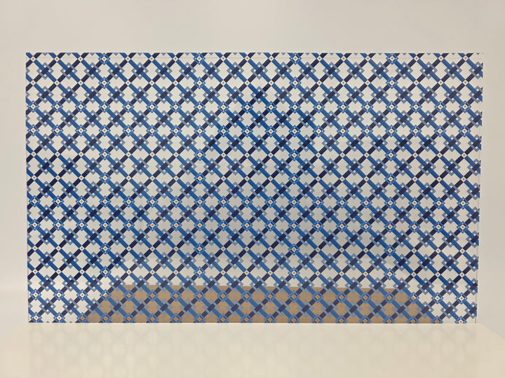 PatternPly® Scattered Modern Blue Plaid