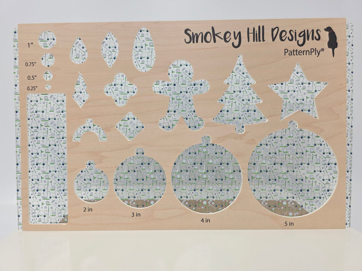 PatternPly® Scattered Golf Cart and Clubs product photo 3