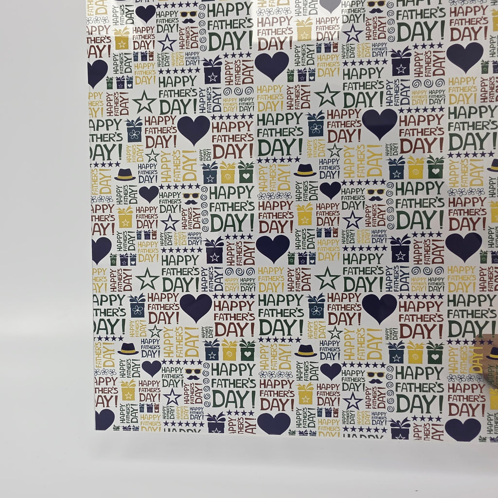 PatternPly® Scattered Happy Father's Day sheet showing the pattern