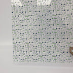 PatternPly® Scattered Golf Cart and Clubs sheet showing the pattern