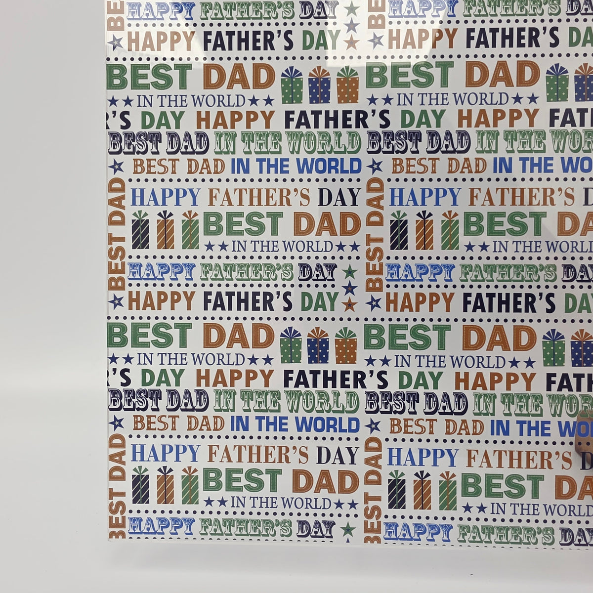 PatternPly® Scattered Best Dad sheet showing the pattern