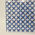 PatternPly® Scattered Modern Blue Plaid sheet showing the pattern