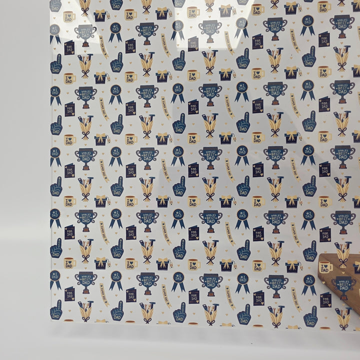 PatternPly® Scattered World's Best Dad