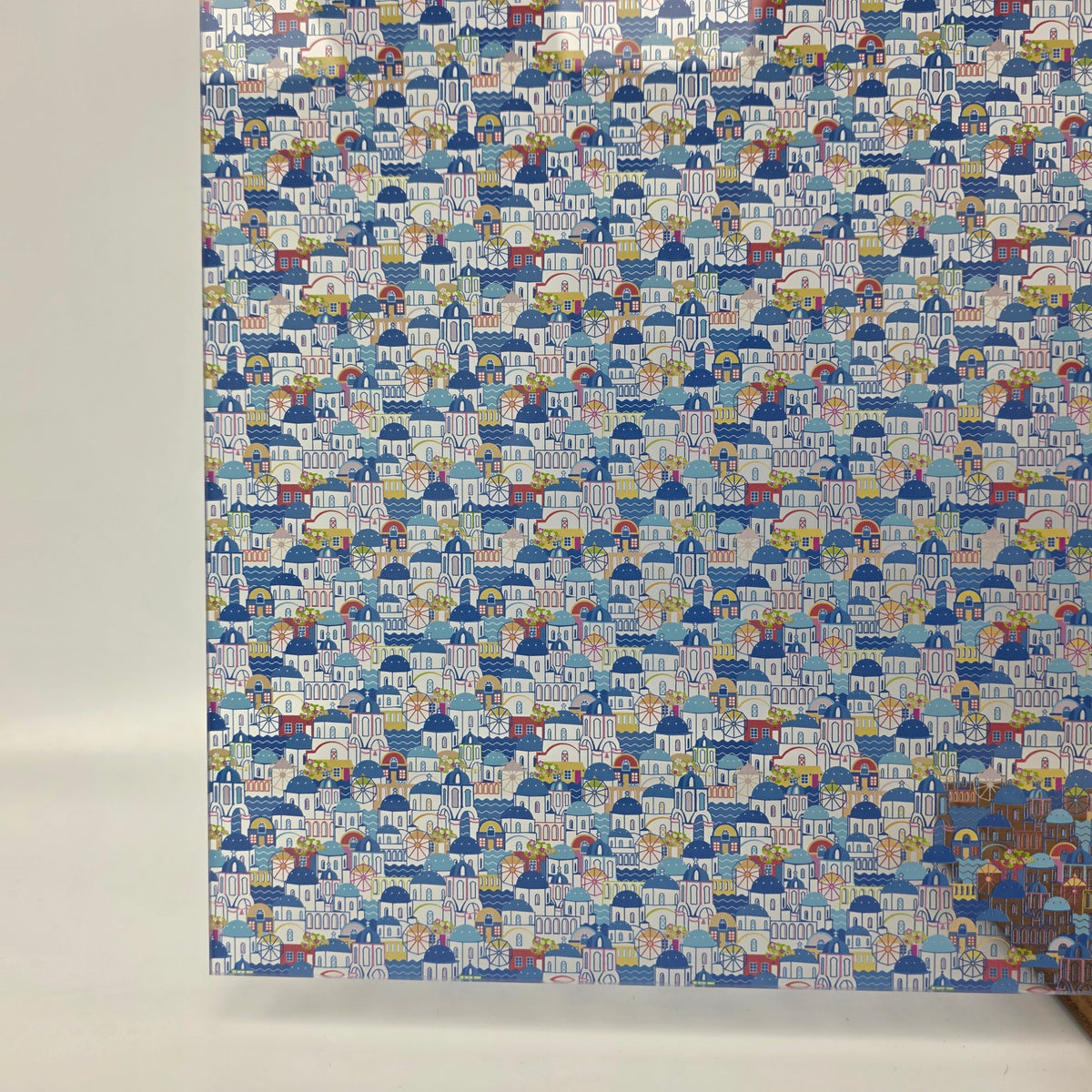 PatternPly® Scattered Vacay in Santorini MICRO sheet showing the pattern
