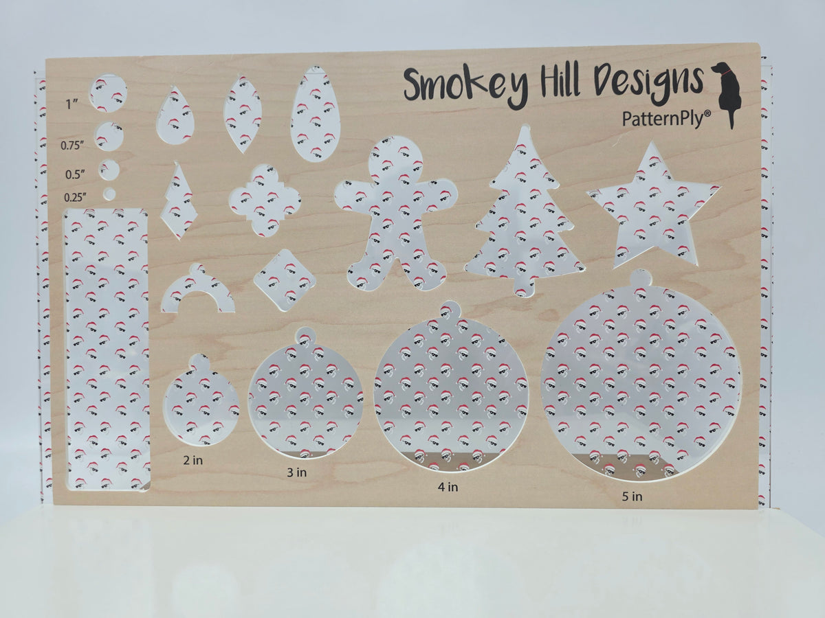 PatternPly® Scattered Skulls and Santa Hats product photo 3