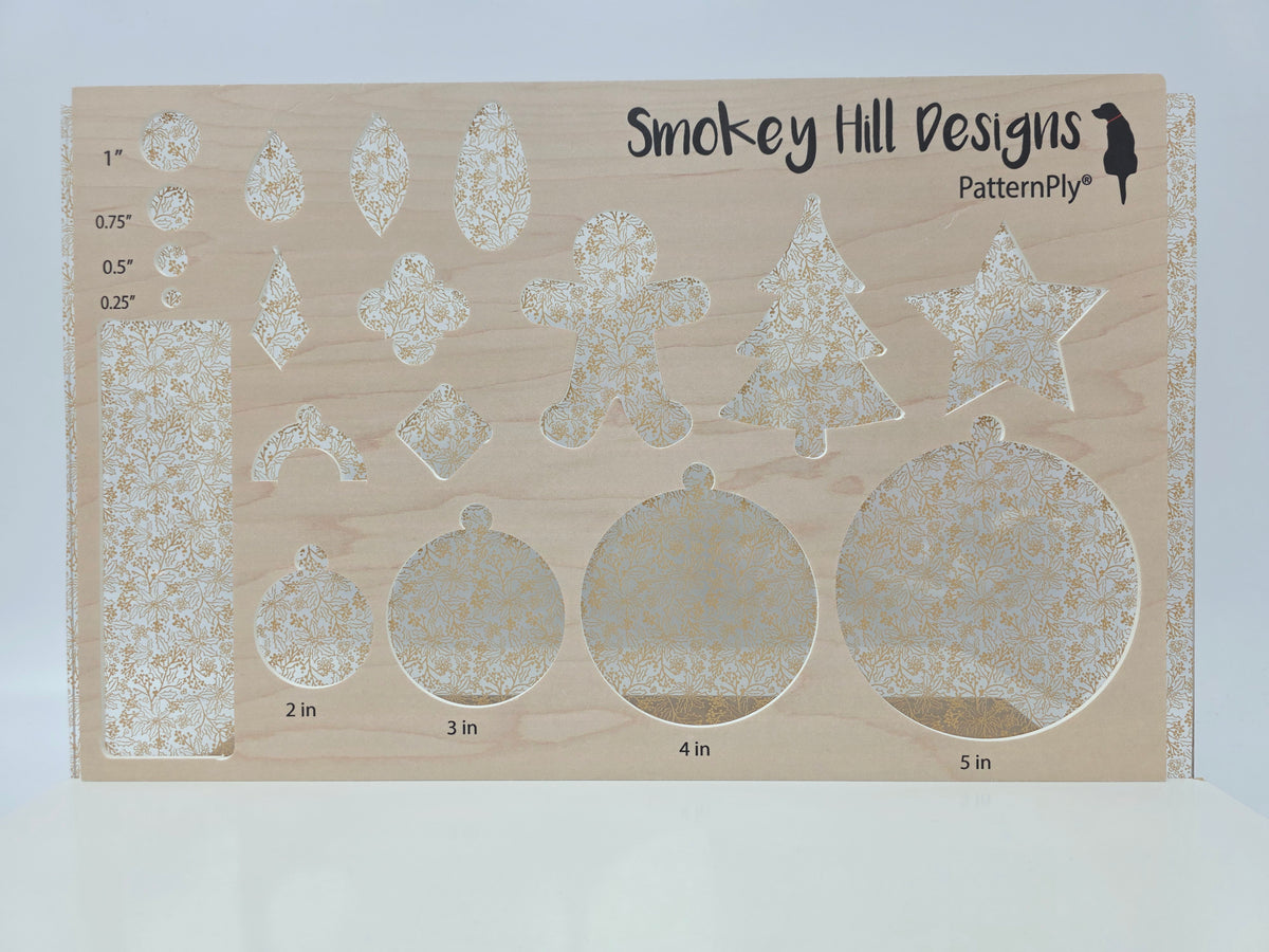PatternPly® Scattered Gold Holly and Berries product photo 3