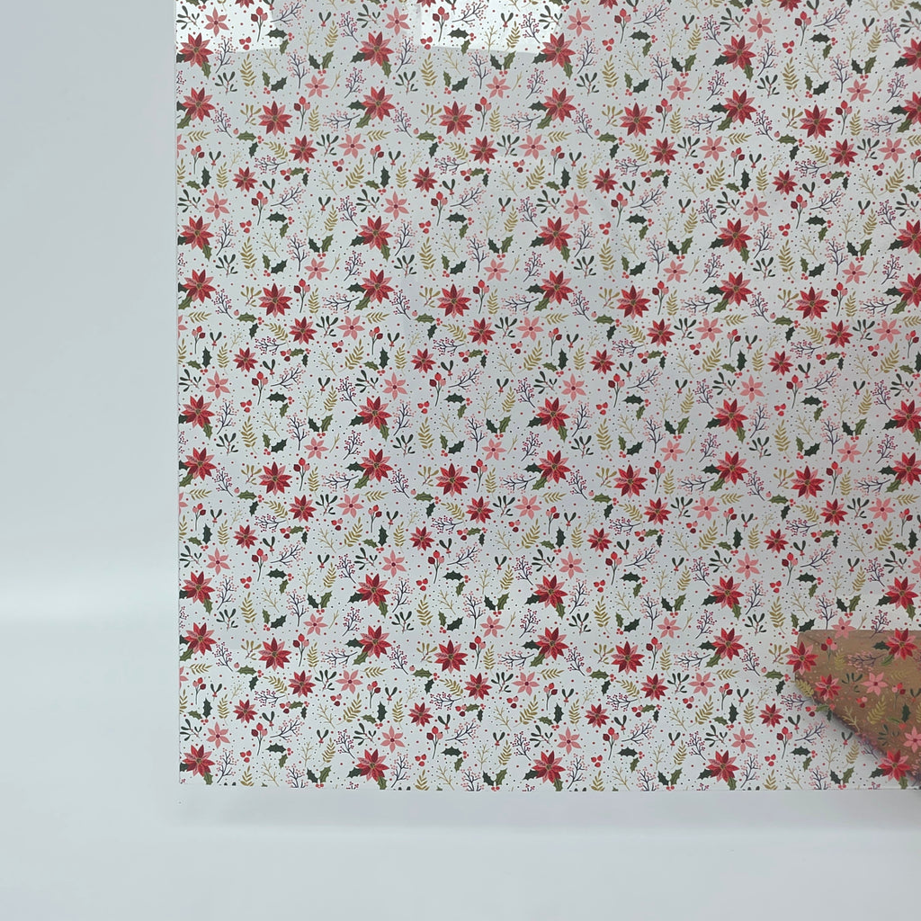 PatternPly® Scattered Festive Florals sheet showing the pattern