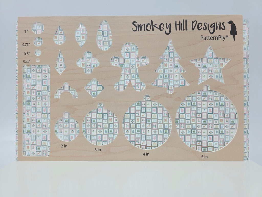 PatternPly® Scattered Christmas Stamps MICRO product photo 3