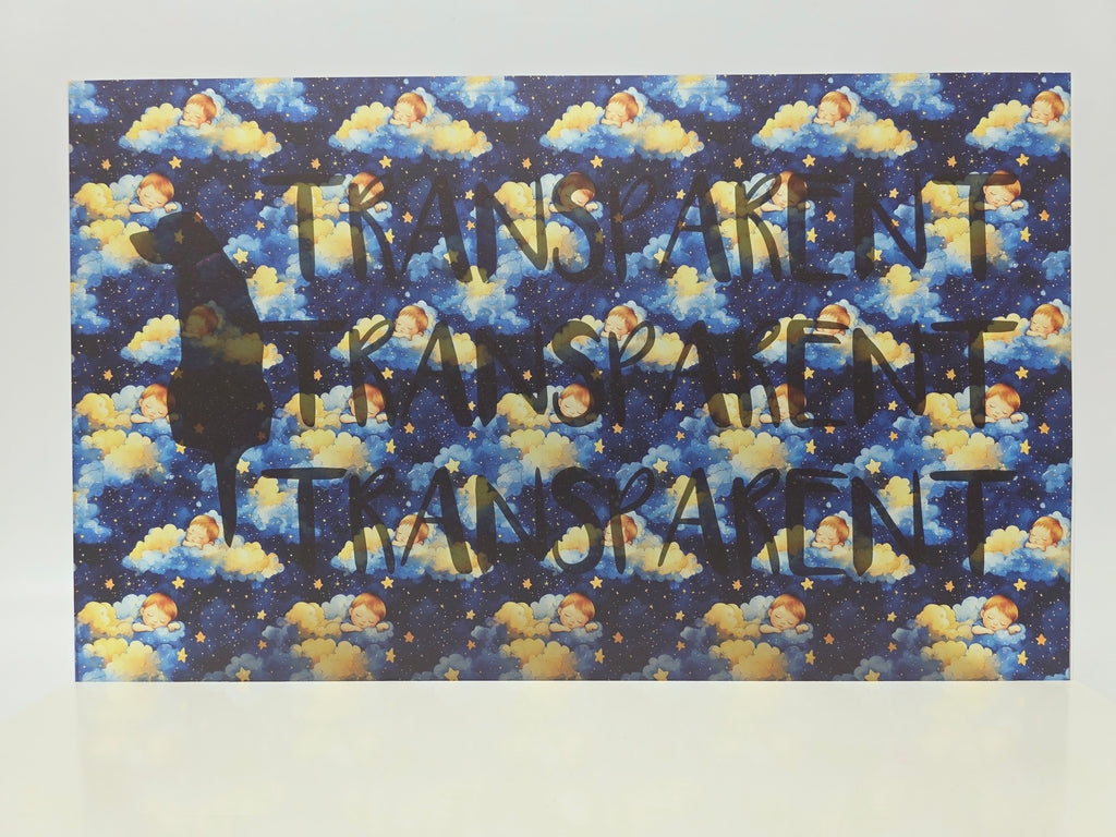 PatternPly® Transparent Little Dreamers - Boys sheet showing the pattern