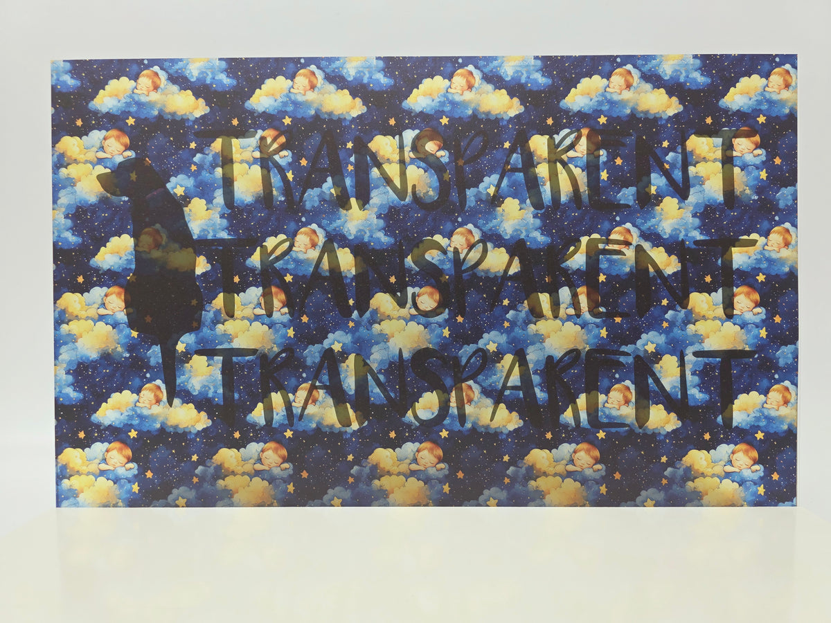 PatternPly® Transparent Little Dreamers - Boys sheet showing the pattern
