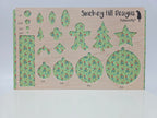 PatternPly® Full Coverage Mistletoe and Bows on Green product photo 3